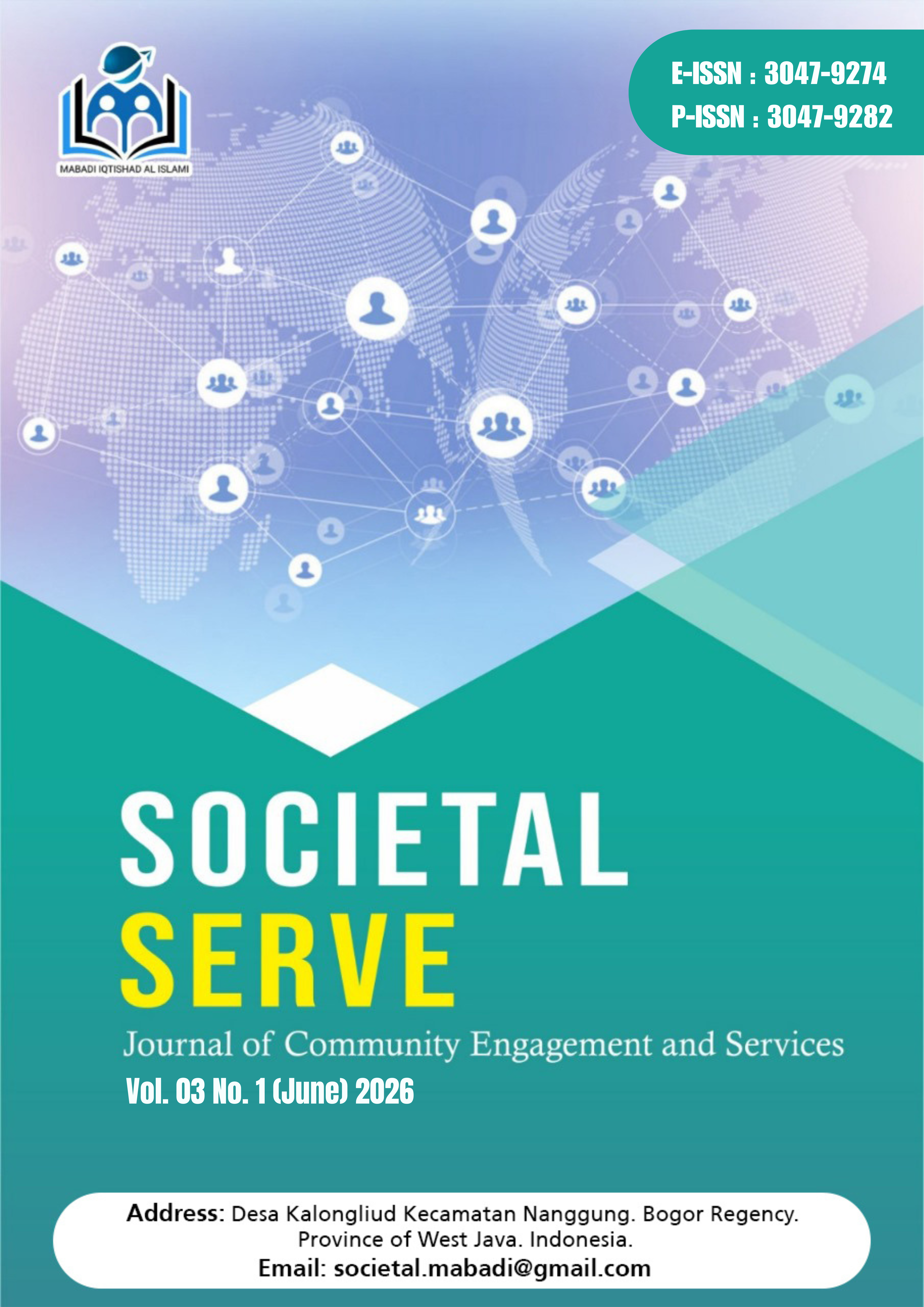 					View Vol. 3 No. 1 (2026): Societal Serve: Journal of Community Engagement and Services
				